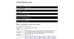 Desktop Screenshot of pear.horde.org