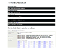 Tablet Screenshot of pear.horde.org